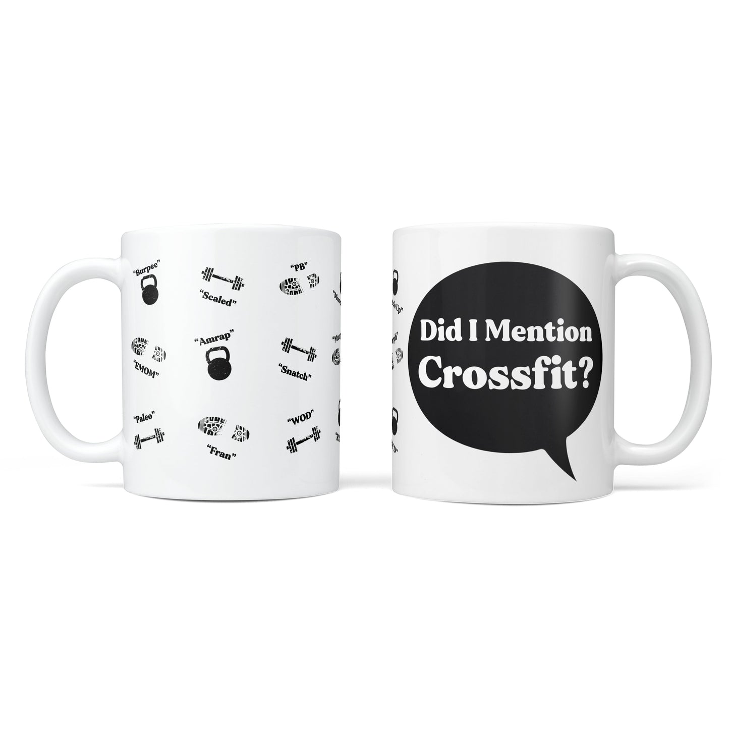 Did I mention Crossfit? Personalised Mug & Coaster Set