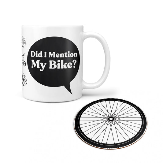 Did I Mention My Bike? Personalised Mug